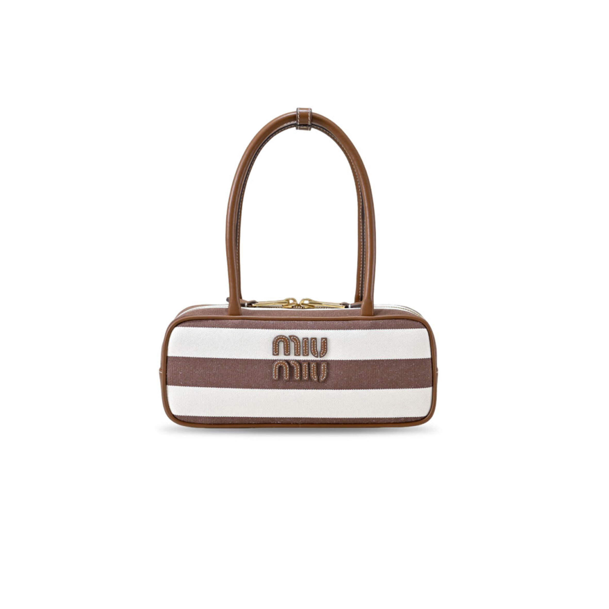 MIU MIU BEAU DENIM BAG 5BB173 (27*12*9cm)